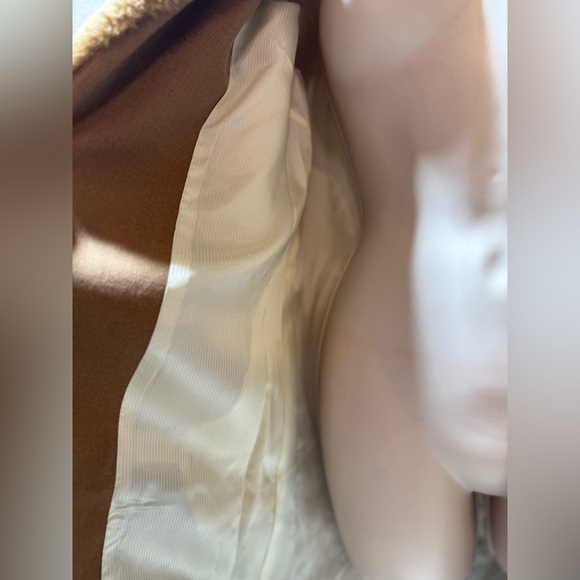 Treasure and Bond x Something Navy coveted camel & faux fur coat Small Nordstrom - Picture 7 of 14